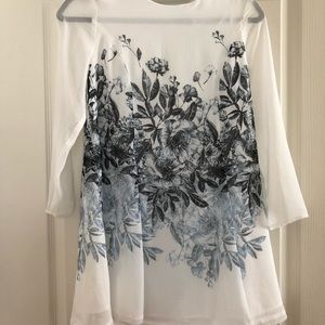 Urban Outfitters White long sleeve dress